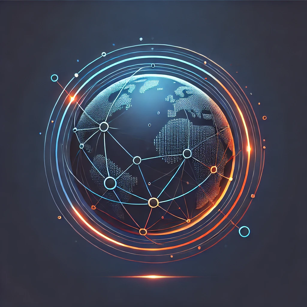 Illustratie van domeinregistratie en internetdomeinen